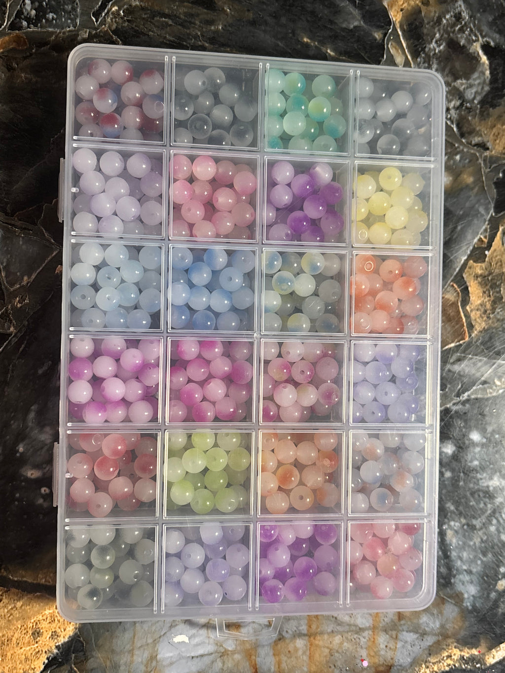 Colorful 6mm beads