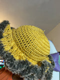 Cozy Ruffle Hat with Fur