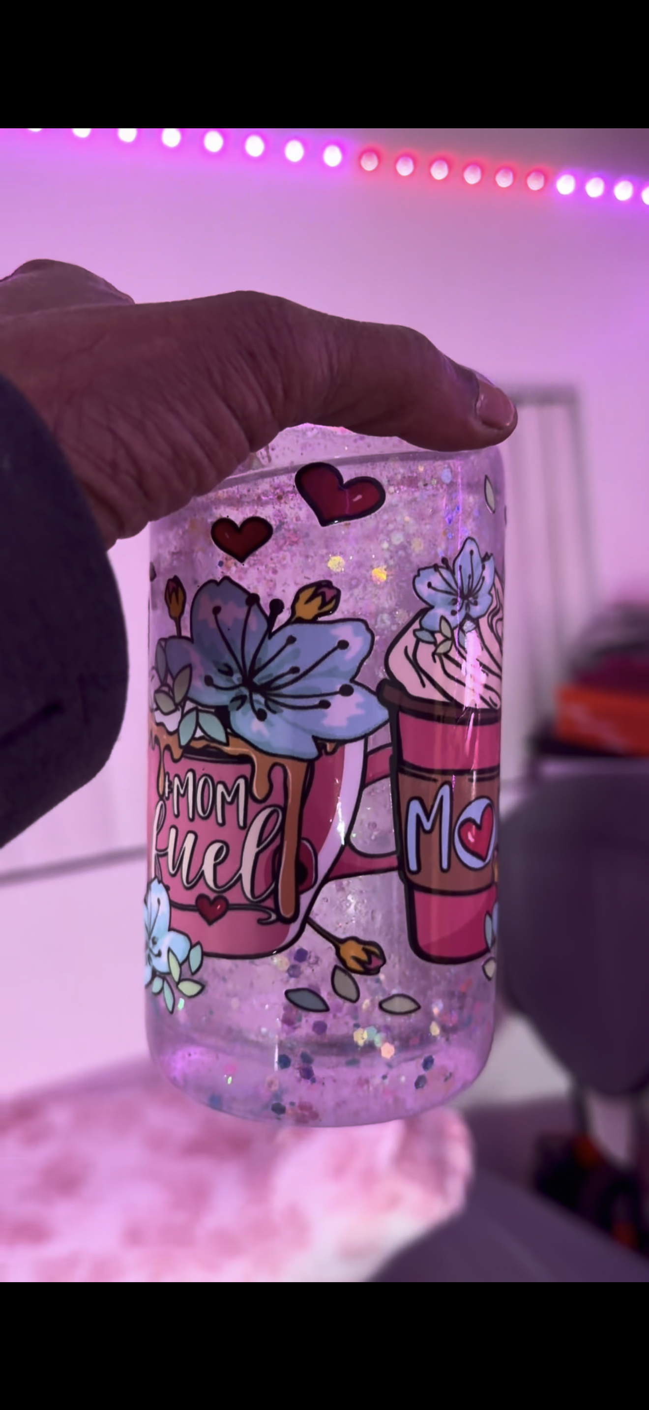 Mom Fuel Snowglobe Cup