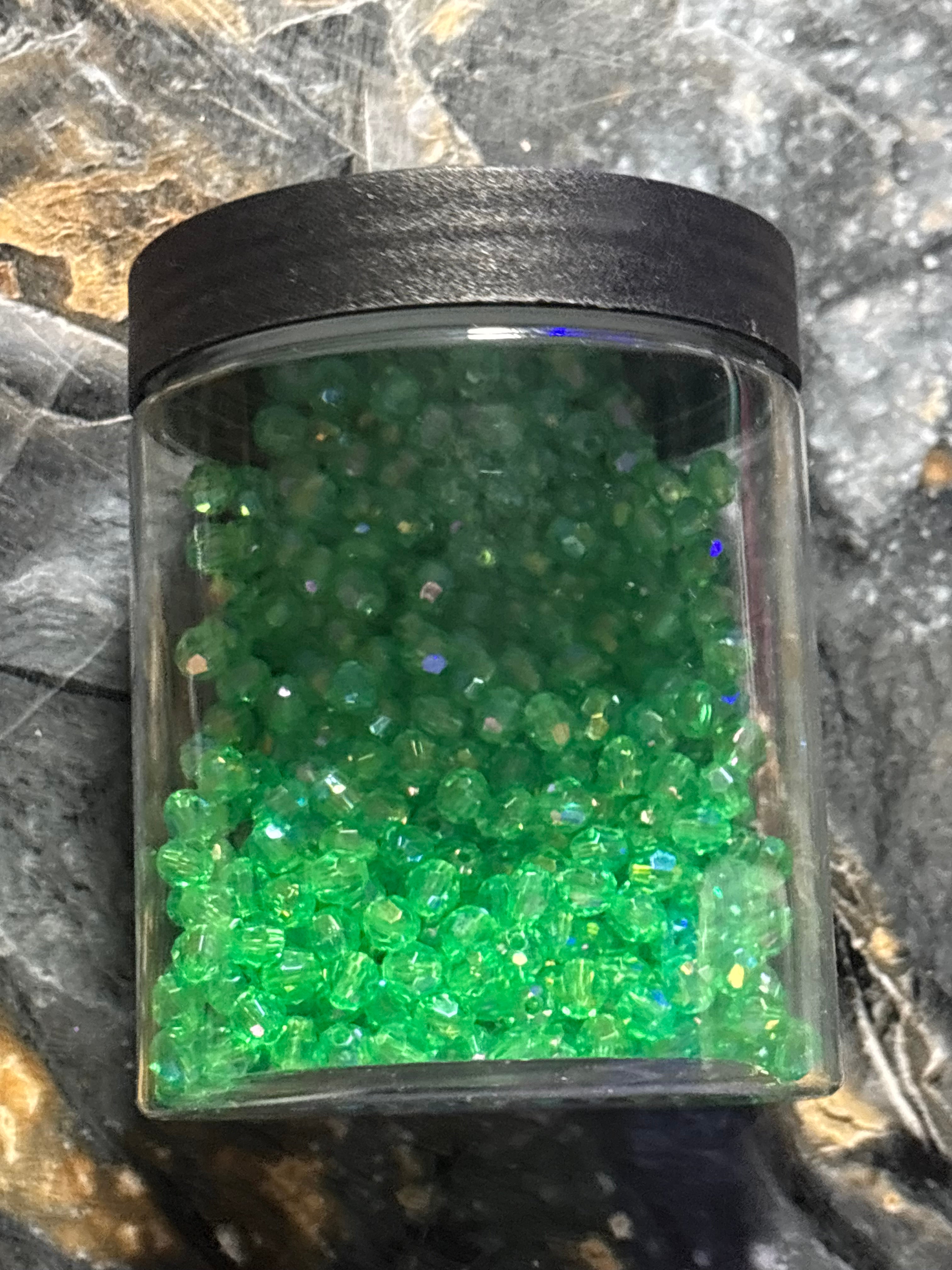 Green 8mm beads