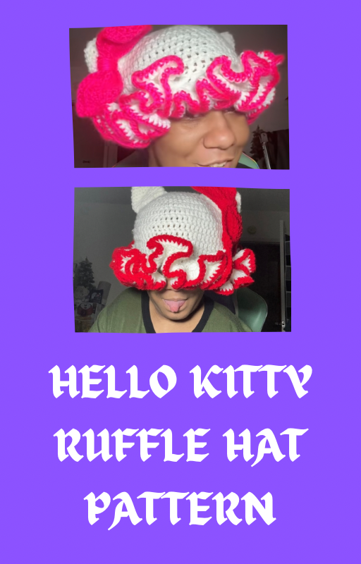 Hello Kitty Ruffle Hat Pattern