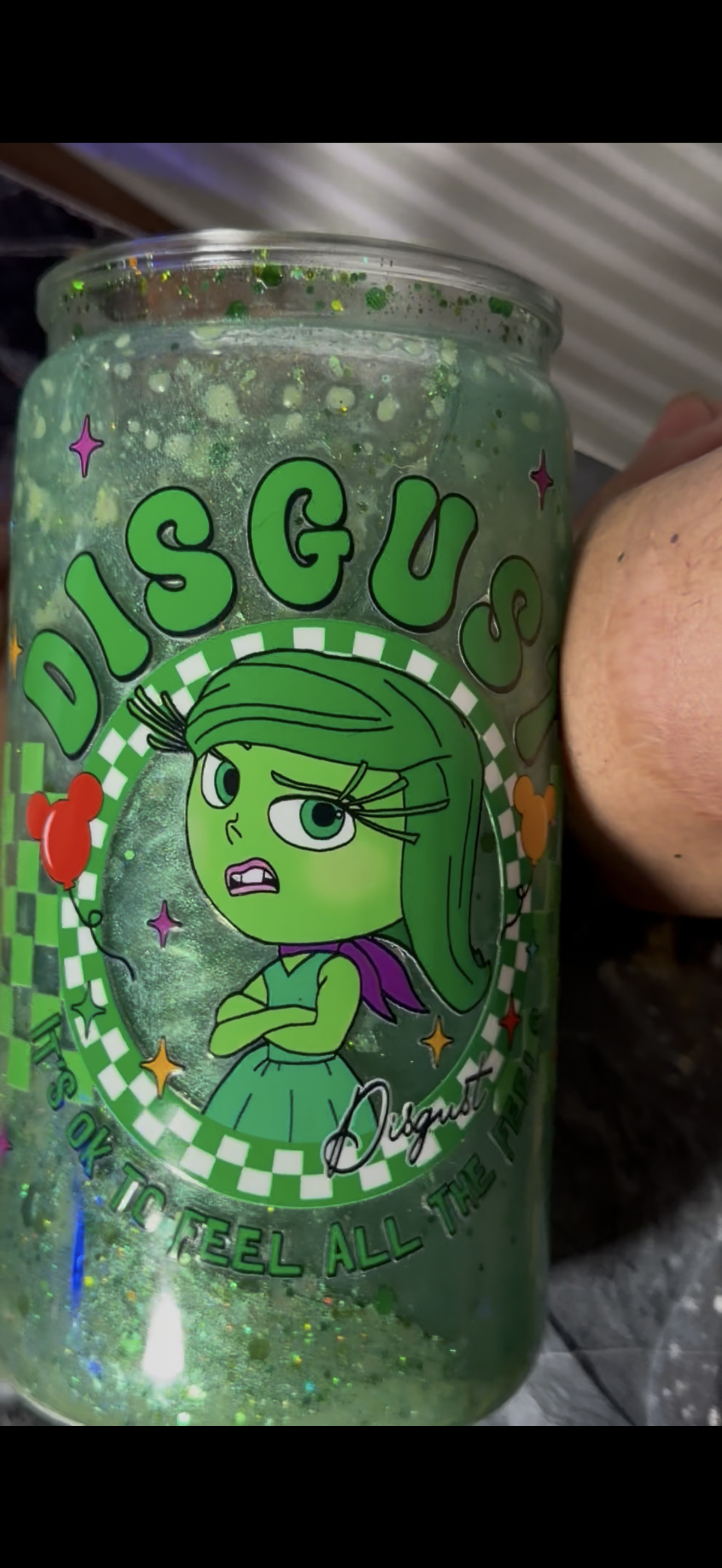 Inside Out Disgust Lava Cup