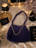 Baguette Crochet Shoulder Bag